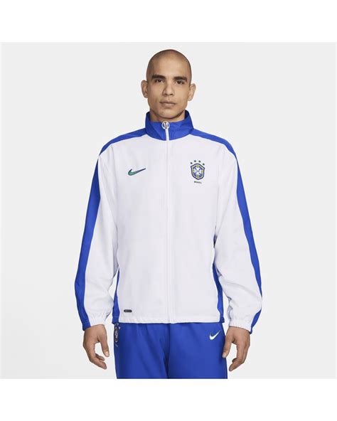 brazil 1998 reissue men's nike soccer replica track jacket|brazilian soccer tracksuit.